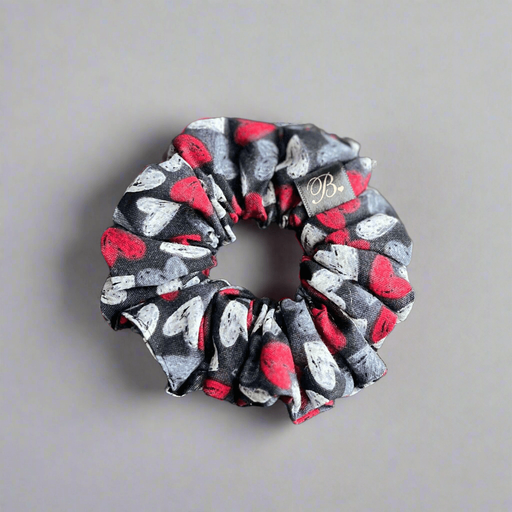 Cotton Scrunchie in Heartbreaker