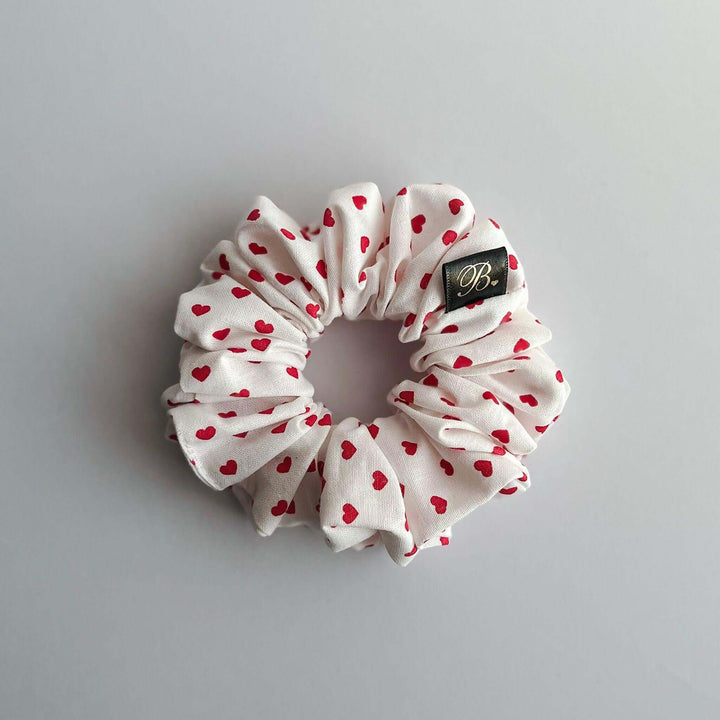 Cotton Scrunchie in Dainty Heart