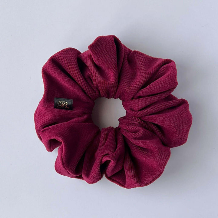 Softest Ribbed Scrunchie in Burgundy