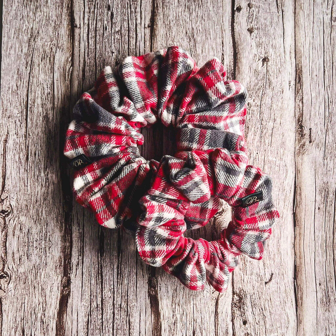 Flannel Scrunchie in Fireside
