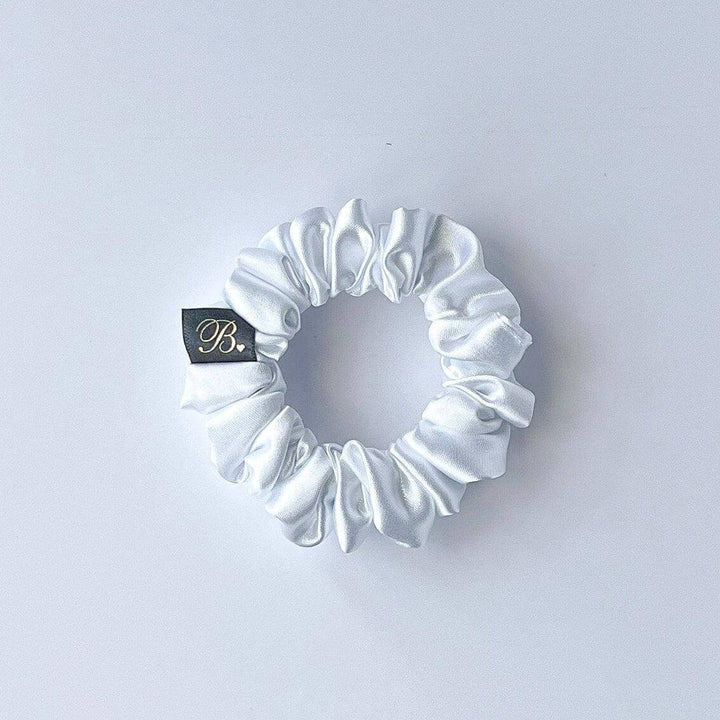 Satin Scrunchie in Angel