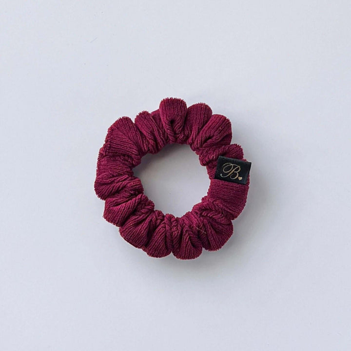 Softest Ribbed Scrunchie in Burgundy