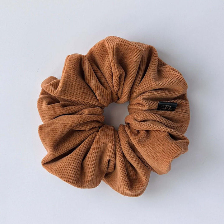 Softest Ribbed Scrunchie in Caramel