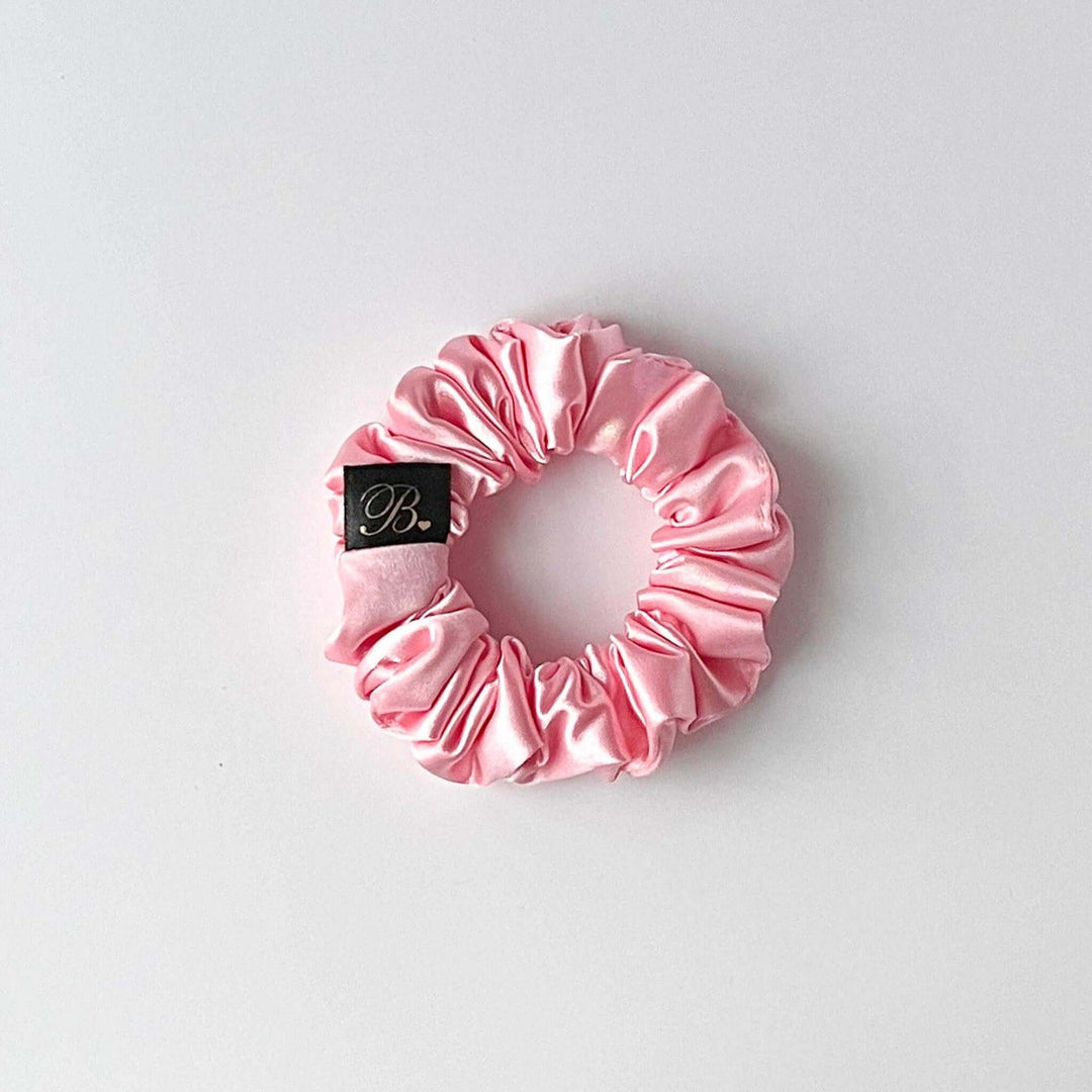 Satin Scrunchie in Pretty in Pink