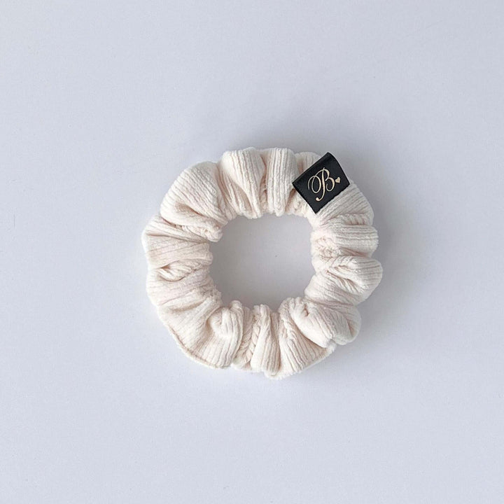 Softest Ribbed Scrunchie in Cream
