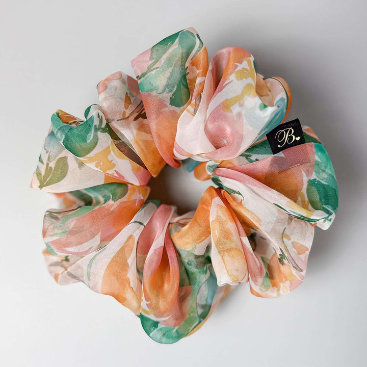 XL Organza Scrunchie in Summer Breeze