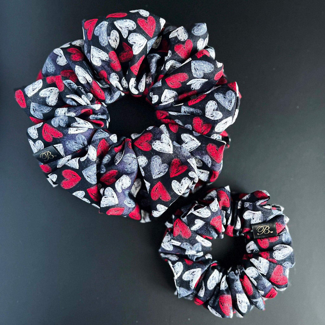 Cotton Scrunchie in Heartbreaker