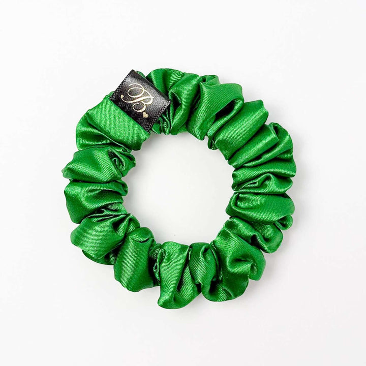 Satin Scrunchie in Emerald