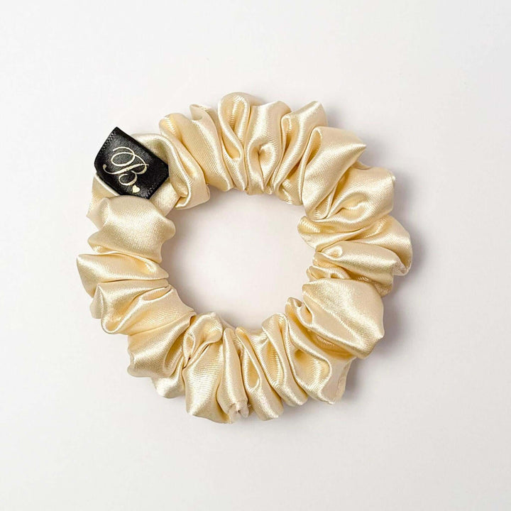 Satin Scrunchie in Ivory