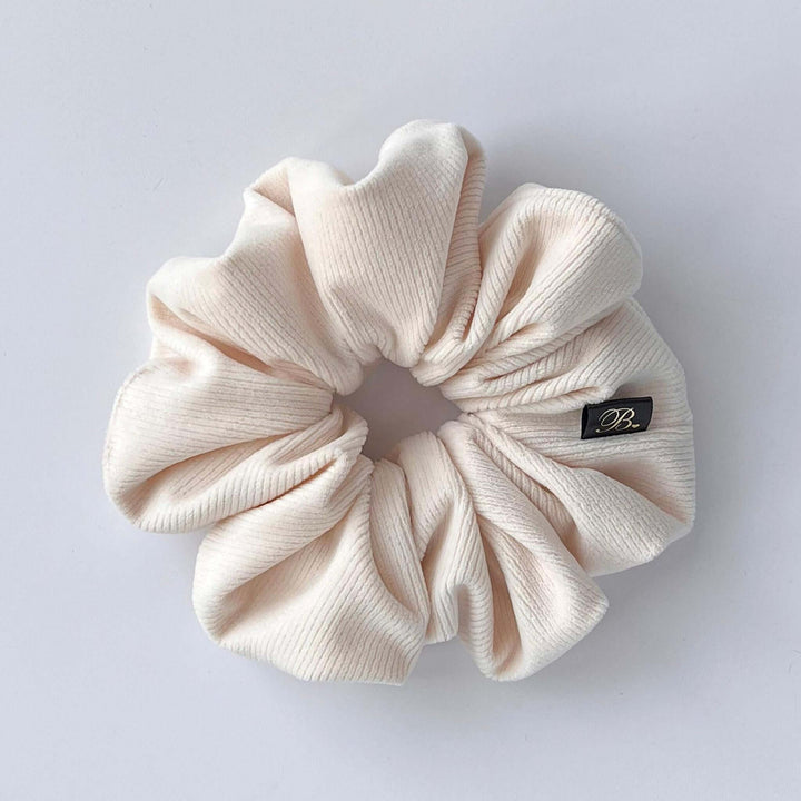 Softest Ribbed Scrunchie in Cream