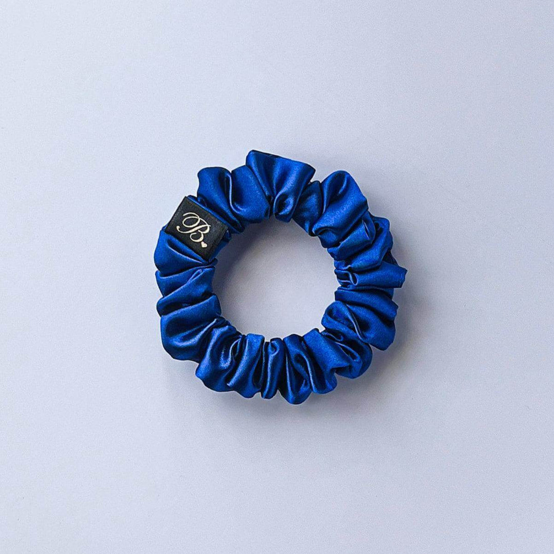 Satin Scrunchie in Sapphire