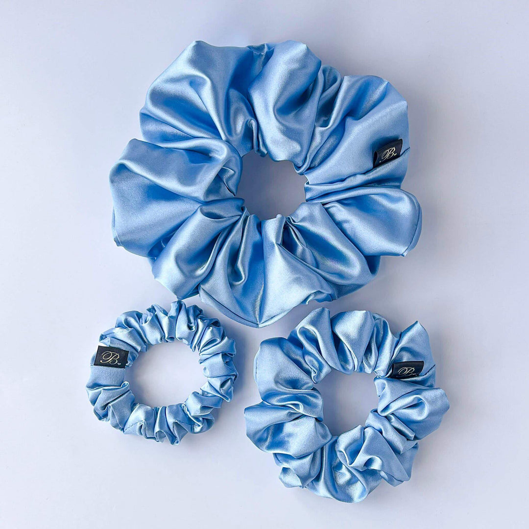 Satin Scrunchie in Something Blue
