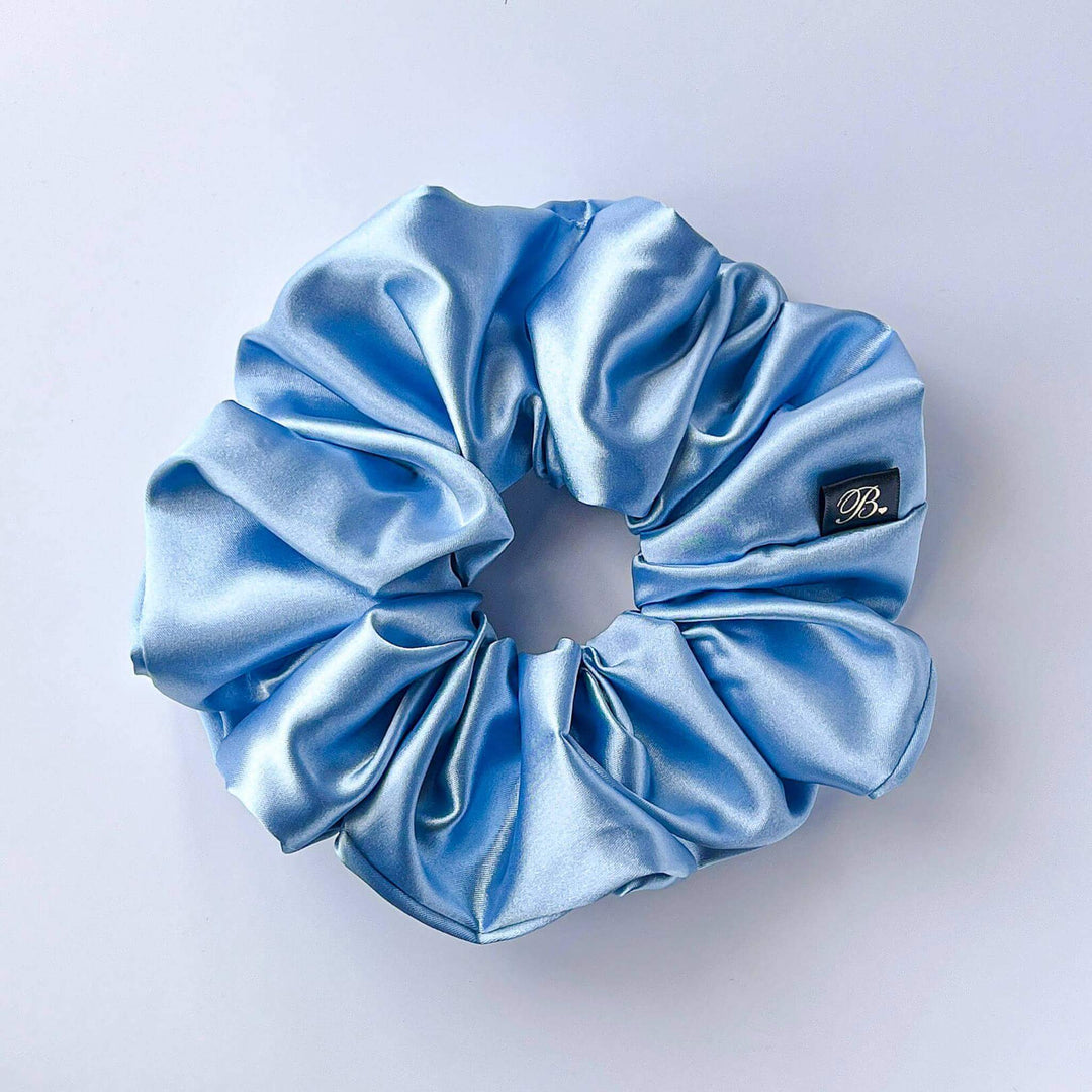 Satin Scrunchie in Something Blue