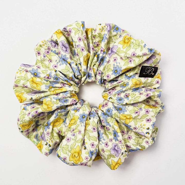Cotton Scrunchie in Daffodil