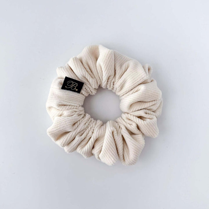 Softest Ribbed Scrunchie in Cream