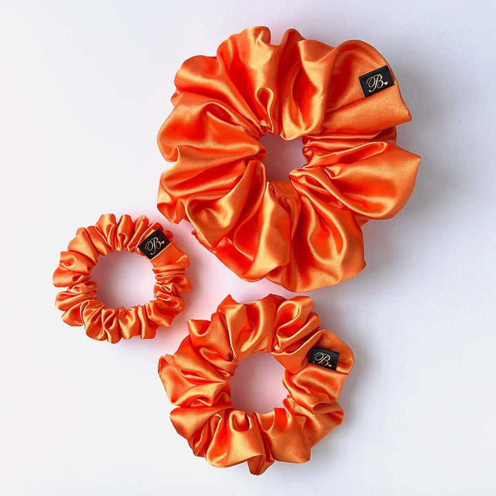 Satin Scrunchie in Clementine