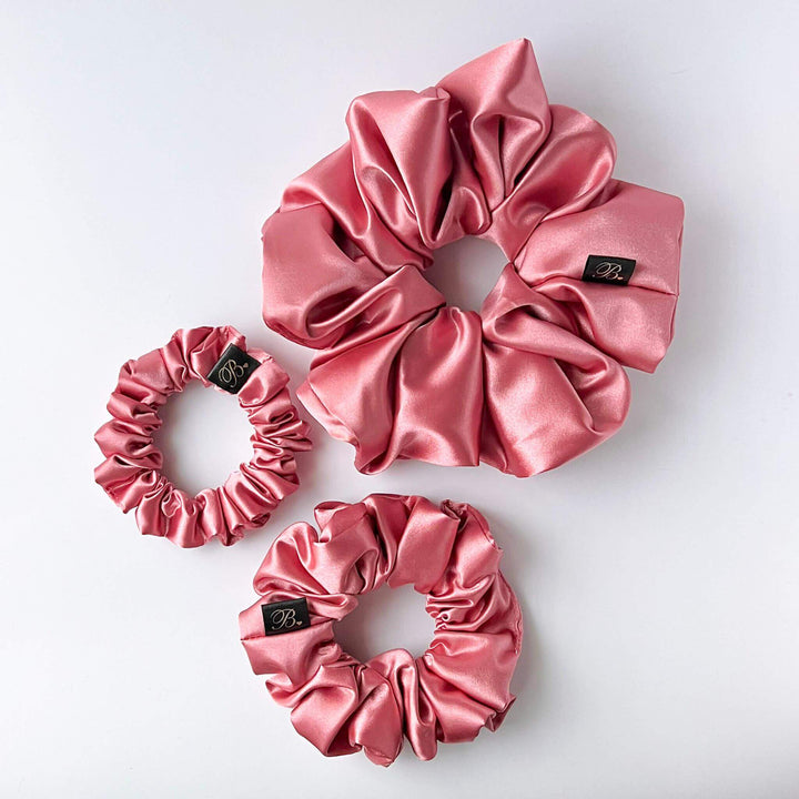 Satin Scrunchie in Rose Gold