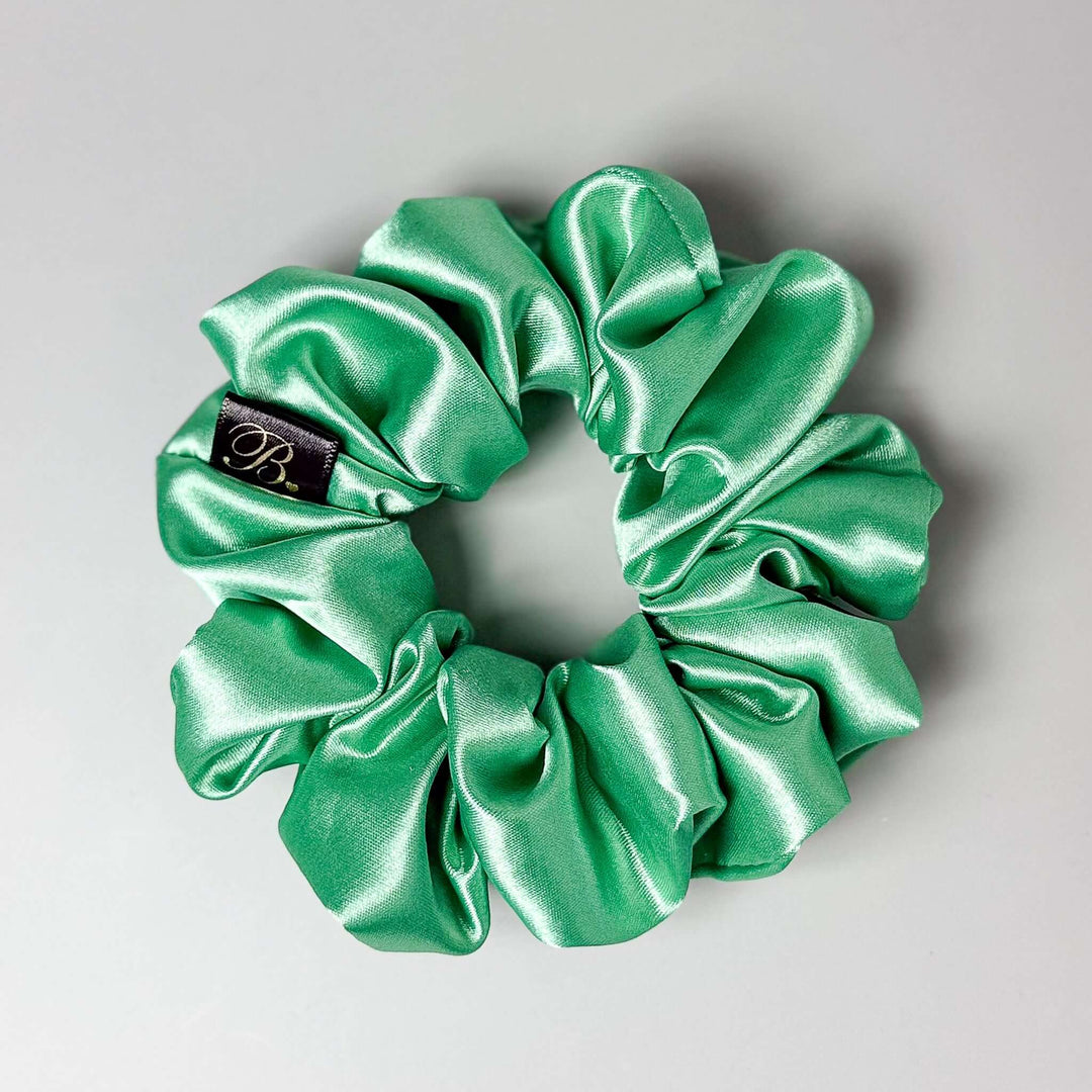 Satin Scrunchie in Mint