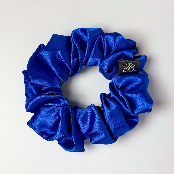 Satin Scrunchie in Sapphire