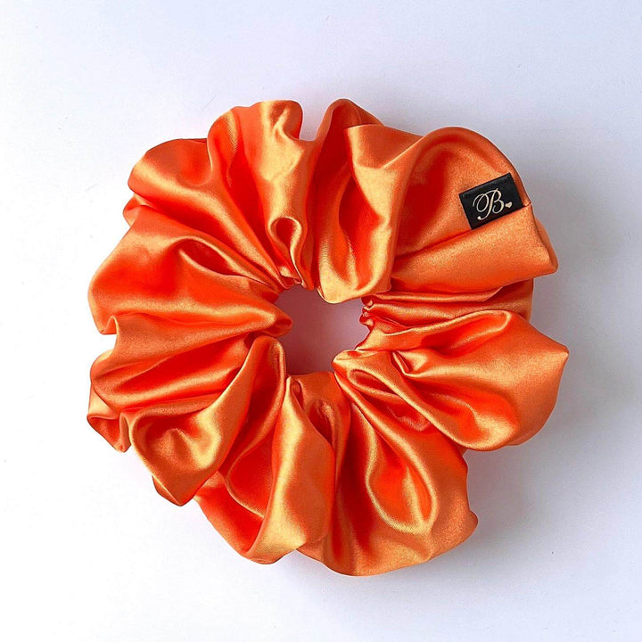 Satin Scrunchie in Clementine
