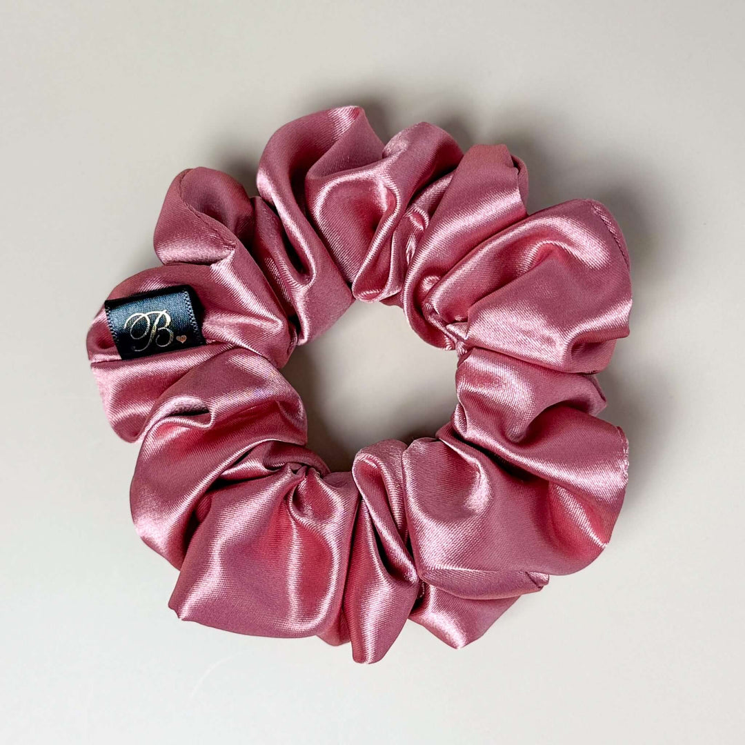 Satin Scrunchie in Rose Gold