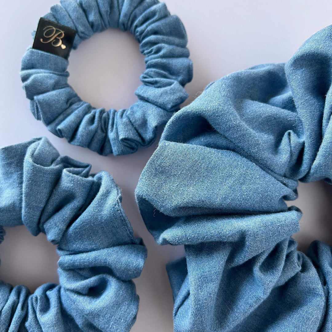 Denim Scrunchie in Favorite Jeans