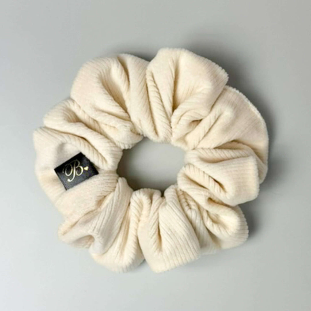 Softest Ribbed Scrunchie in Cream