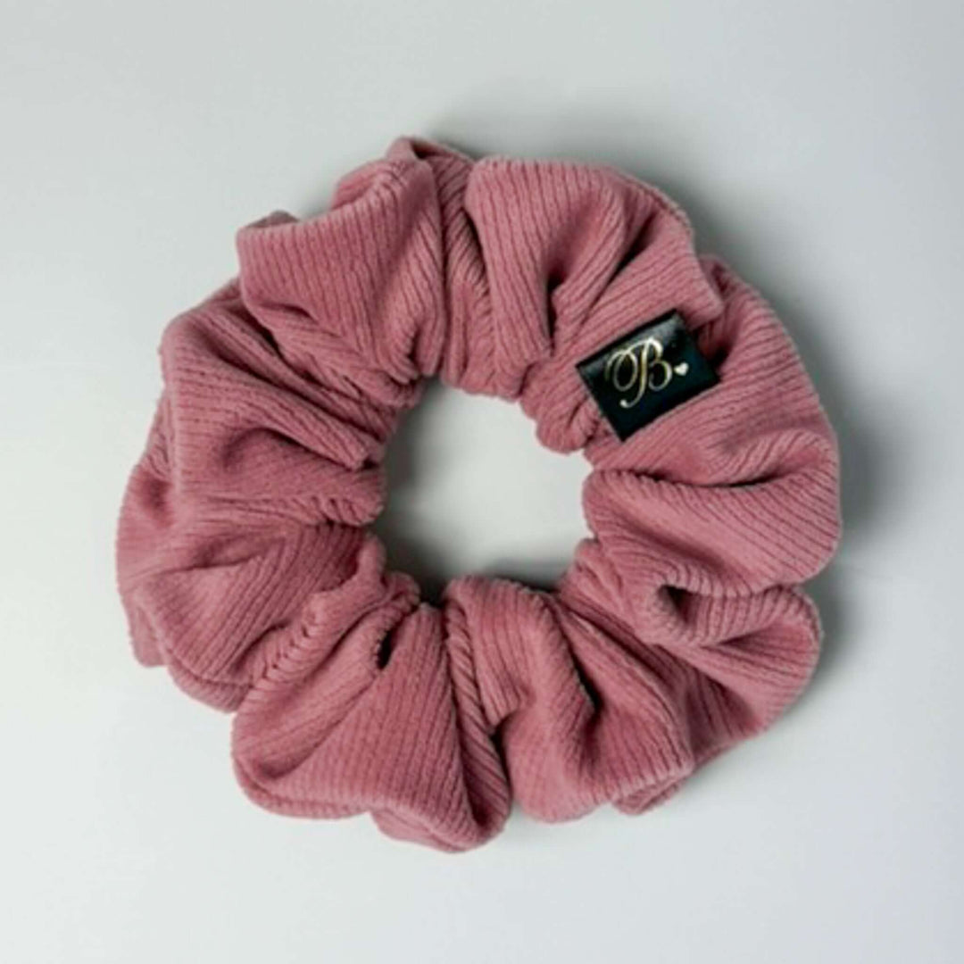 Softest Ribbed Scrunchie in Dusty Rose