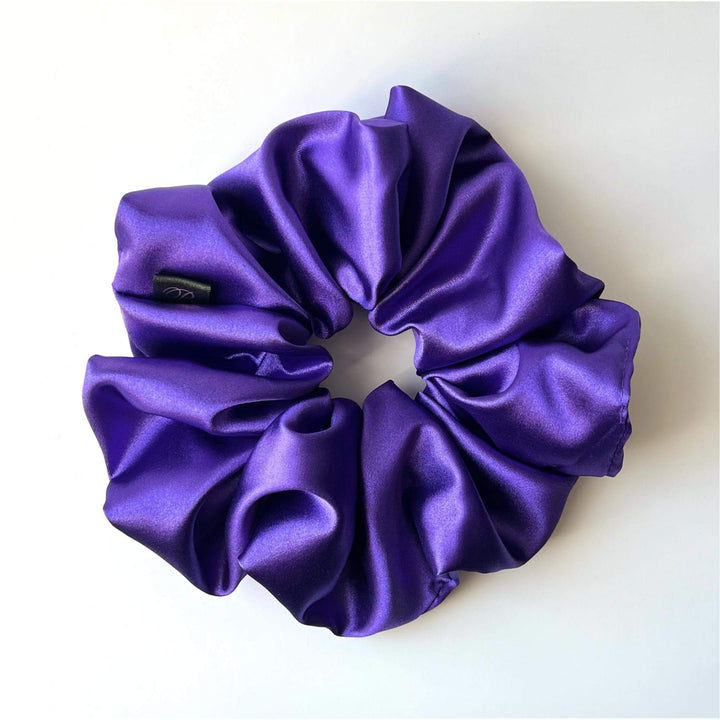 Satin Scrunchie in Violet