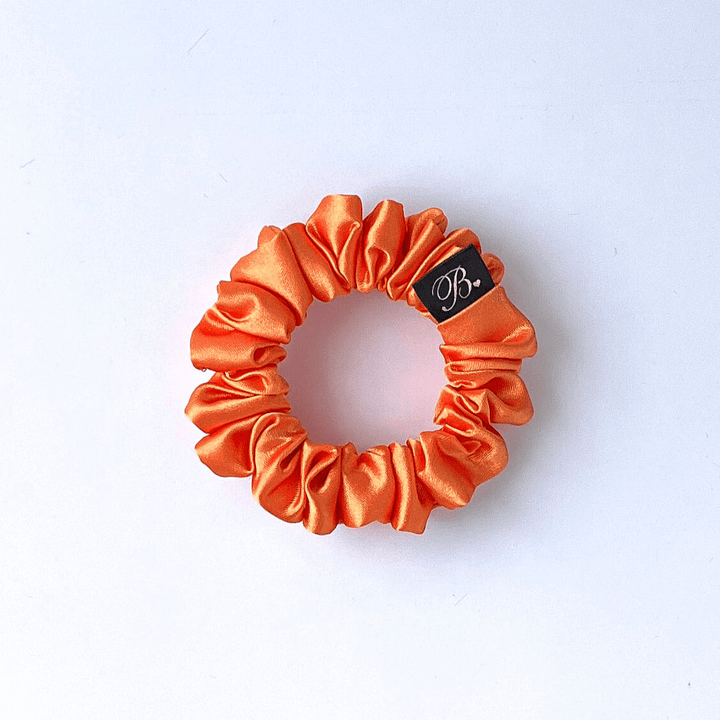 Satin Scrunchie in Clementine