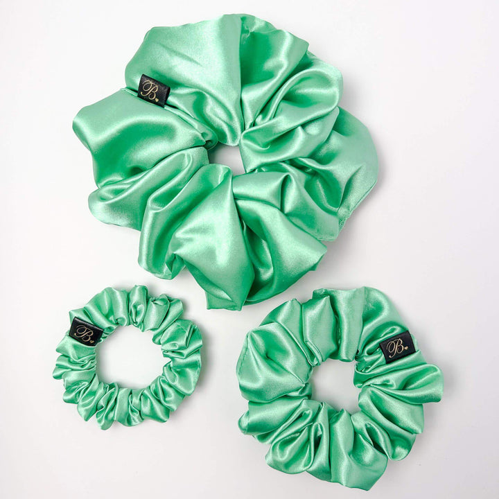 Satin Scrunchie in Mint