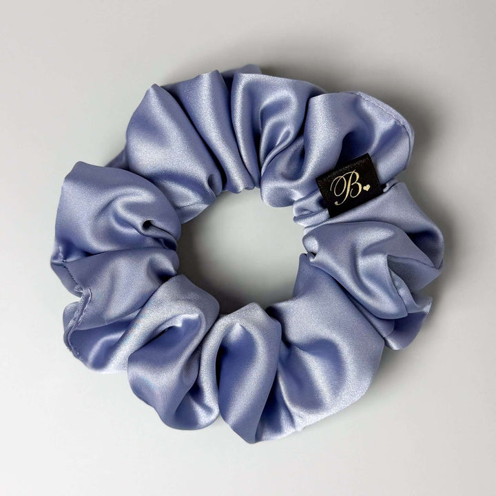 Satin Scrunchie in Celeste