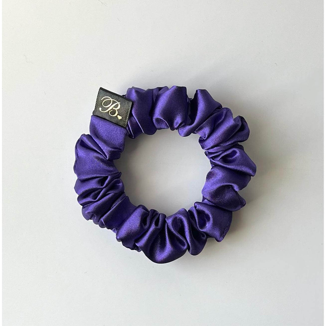 Satin Scrunchie in Violet