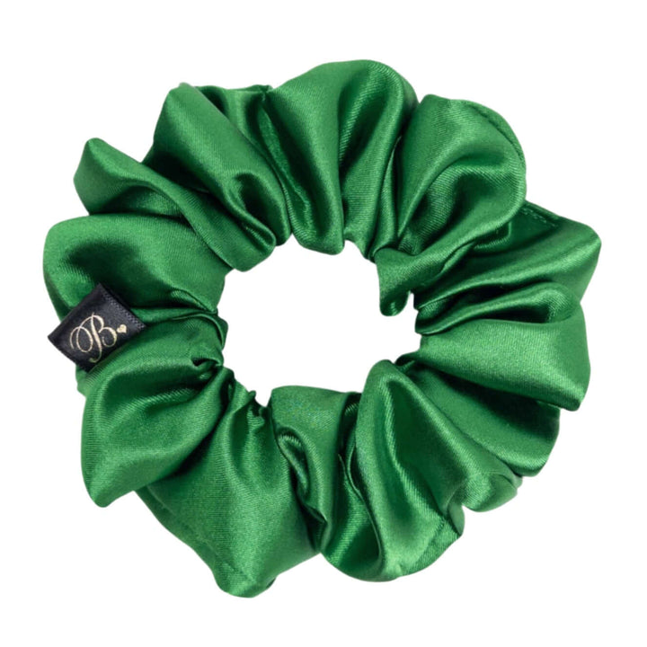 Satin Scrunchie in Emerald