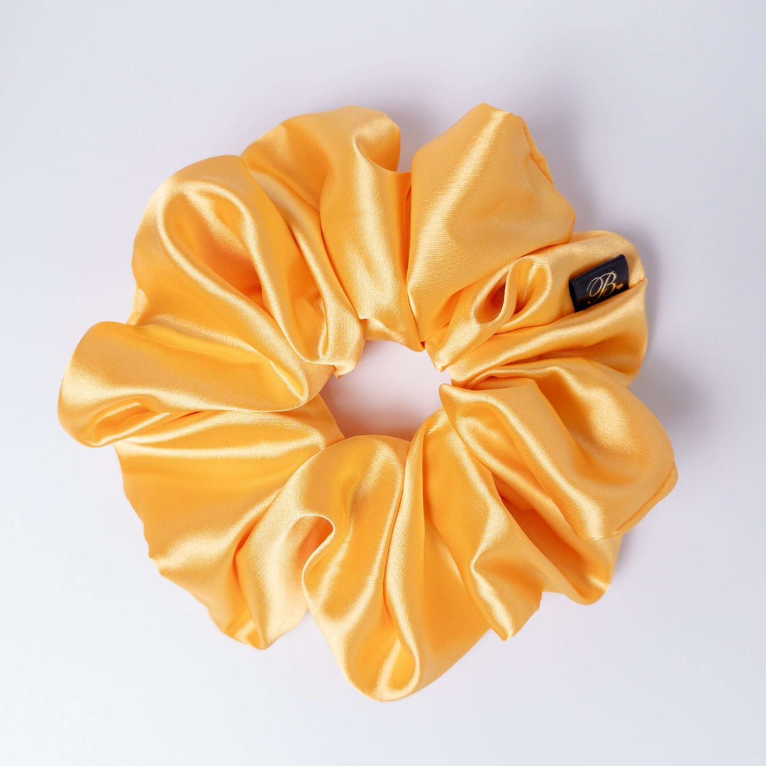 Satin Scrunchie in Sunflower