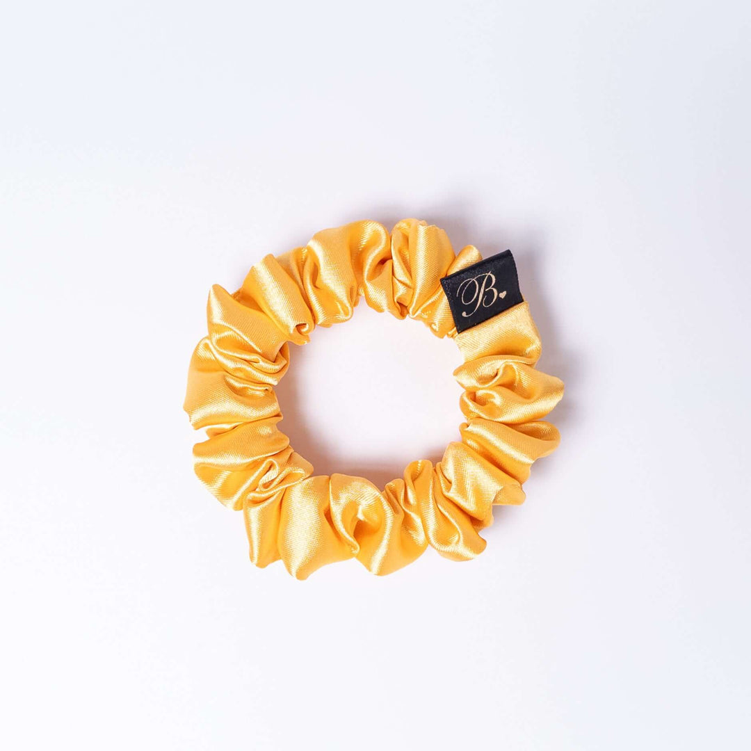 Satin Scrunchie in Sunflower