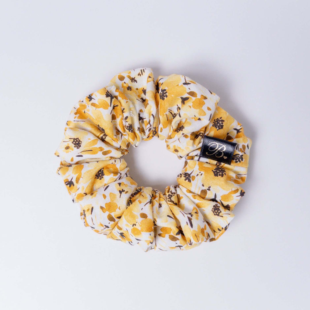 Cotton Scrunchie in Golden Petal