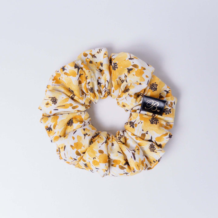 Cotton Scrunchie in Golden Petal