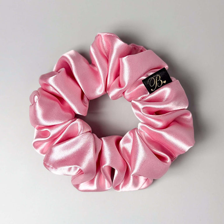Satin Scrunchie in Pretty in Pink
