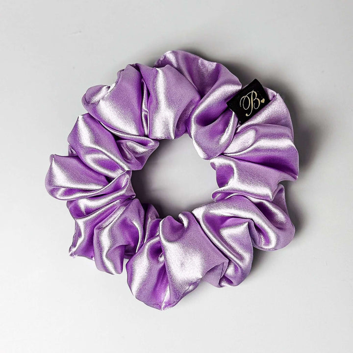 Satin Scrunchie in Lavender Haze