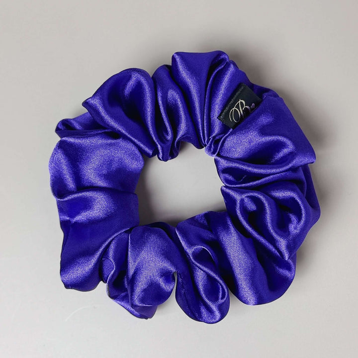 Satin Scrunchie in Violet