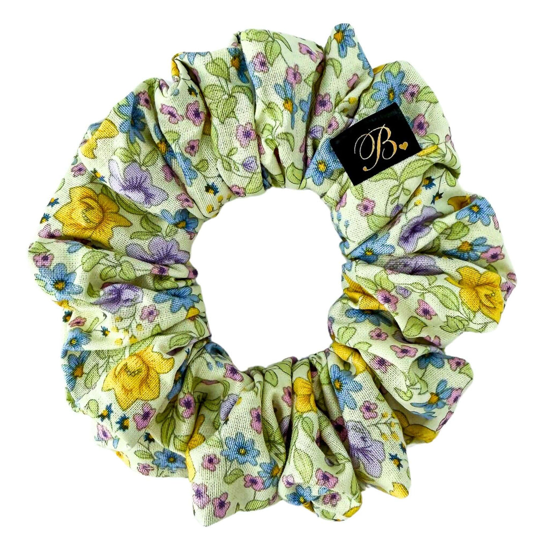 Cotton Scrunchie in Daffodil