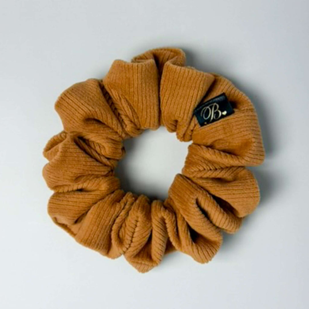 Softest Ribbed Scrunchie in Caramel