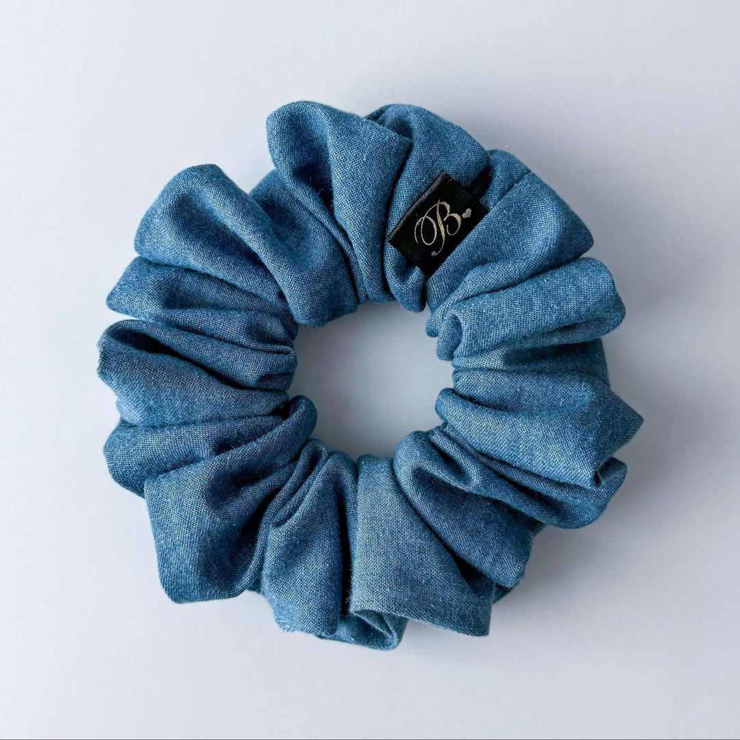 Denim Scrunchie in Favorite Jeans