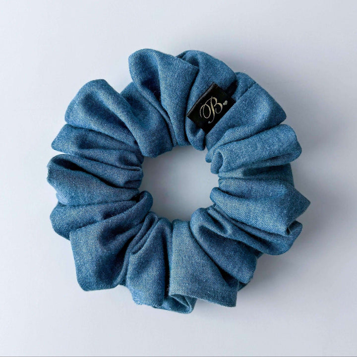 Denim Scrunchie in Favorite Jeans