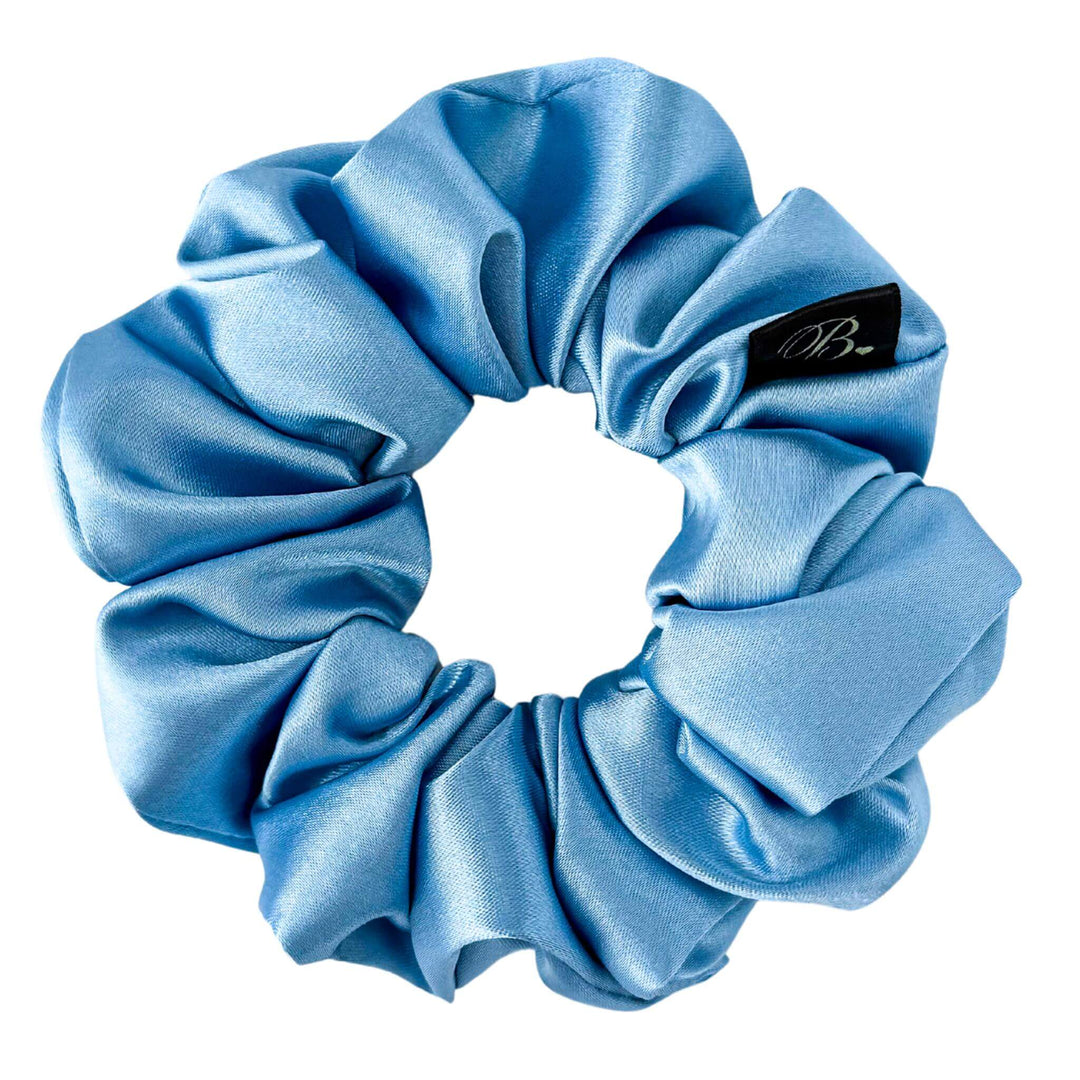 Satin Scrunchie in Something Blue