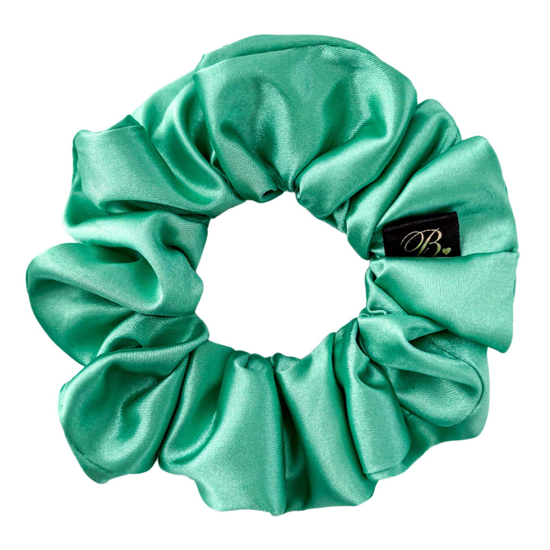 Satin Scrunchie in Mint
