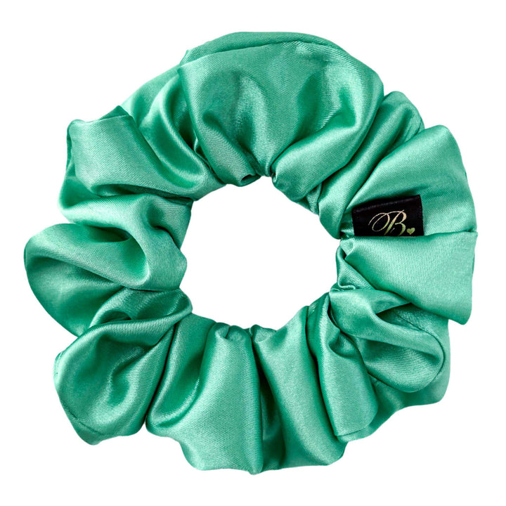 Satin Scrunchie in Mint