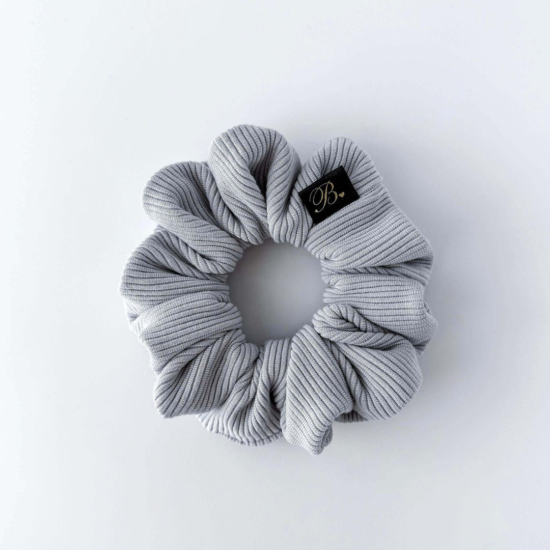 Ribbed Scrunchie in Stormy