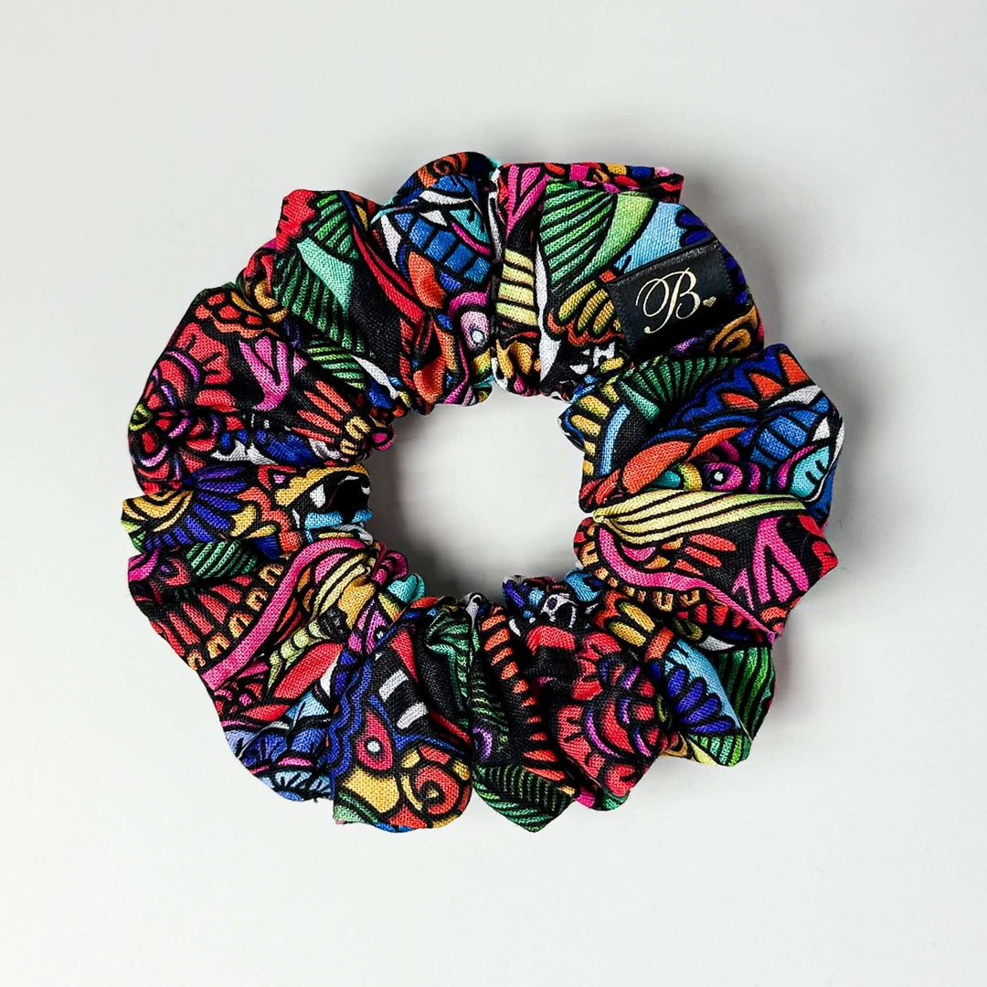 Cotton Scrunchie in Flor Bonita